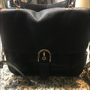 Michael Kors Black purse with gold hardware